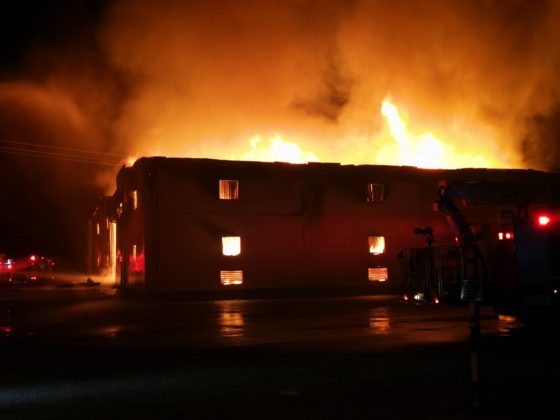 Φωτιά στις αποθήκες καπνών Μισσιριάν